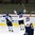 LUCERNE, SWITZERLAND - APRIL 23: Finland's Sami Tavernier #20 and Arttu Ruotsalainen #16 celebrate after a third period goal against Slovakia during quarterfinal round action at the 2015 IIHF Ice Hockey U18 World Championship. (Photo by Matt Zambonin/HHOF-IIHF Images)

